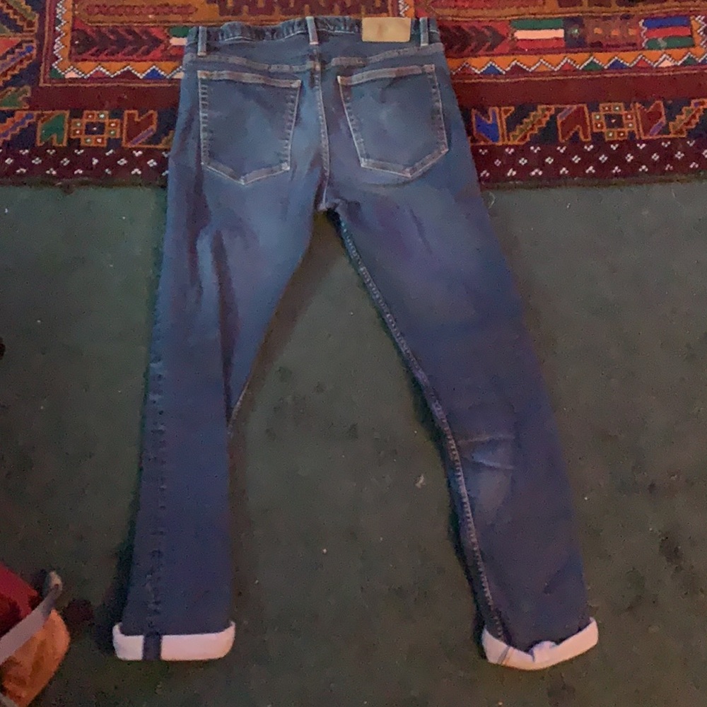 Size 32 RPMWEST Blue Jeans - Picture 3 of 3